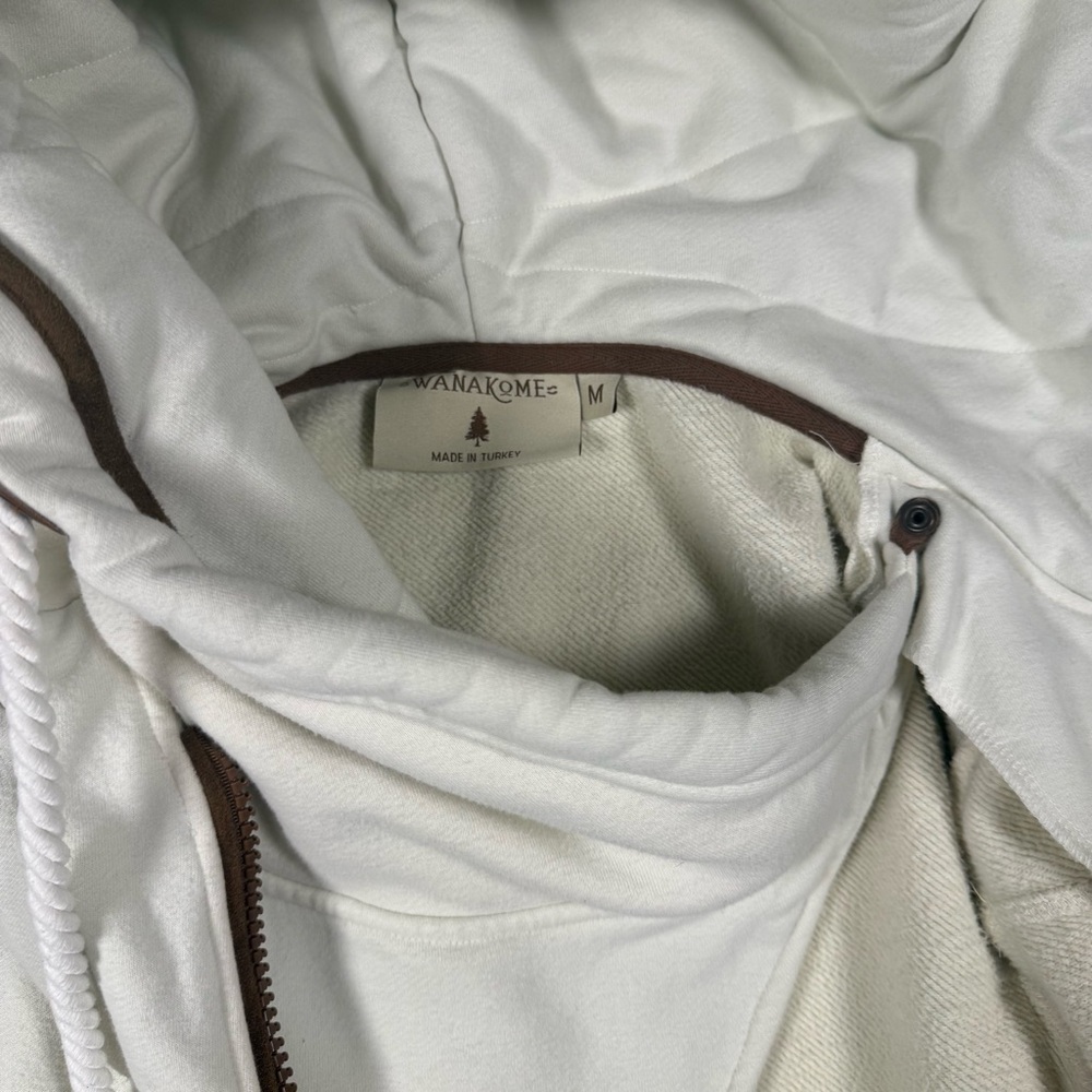 Wanakome Athena Ivory Full-Zip Hoodie - Picture 5 of 7